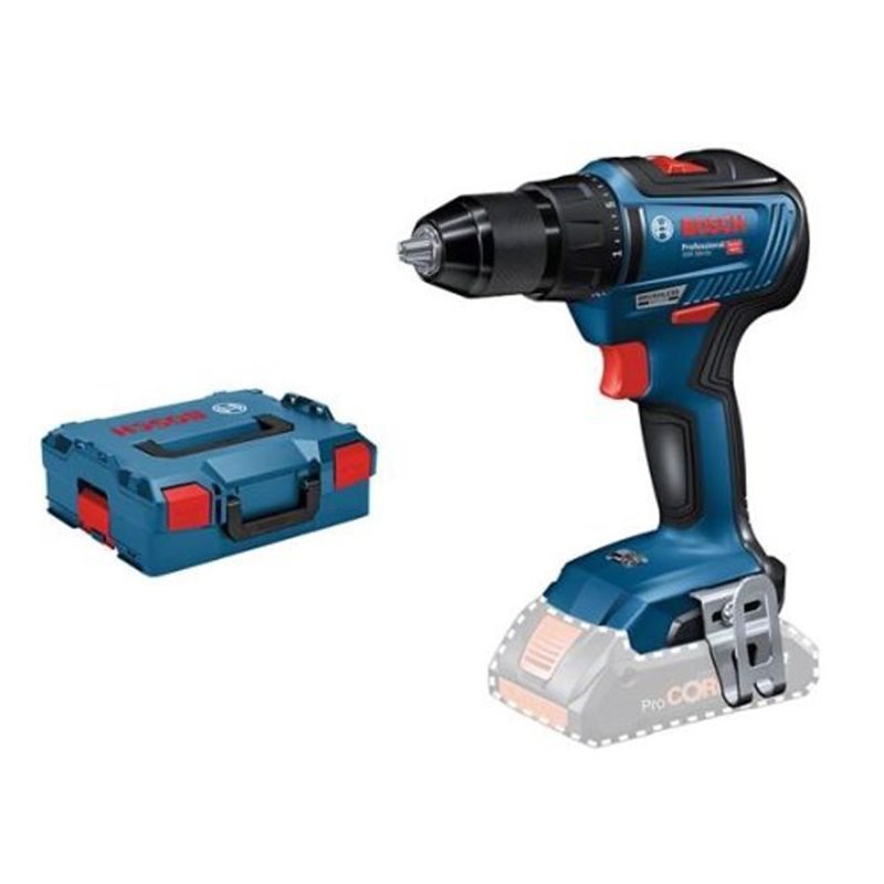 Bosch GSB 18V-55 Professional 1800 tr/min Sans clé 1 kg Noir, Bleu