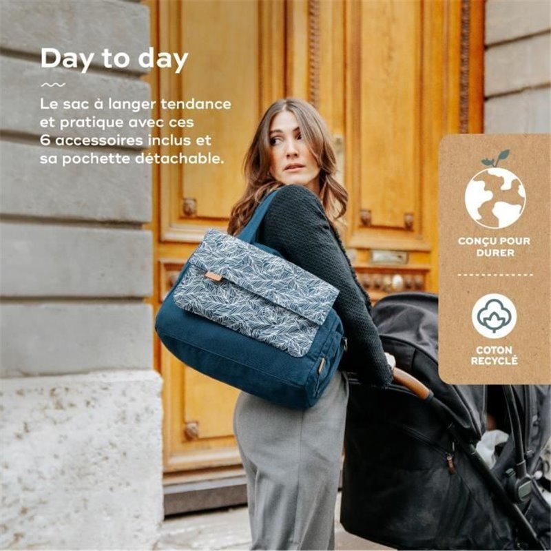 Image secondaire de Babymoov Sac (à langer) Day to Day - Tendance et Fonctionnel, Capacité 23L, Nombreuses poches, 6 Accessoires inclus