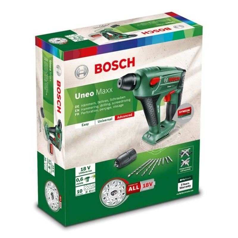 Image secondaire de Set de forage et accessoires Bosch 060395230C 18 V