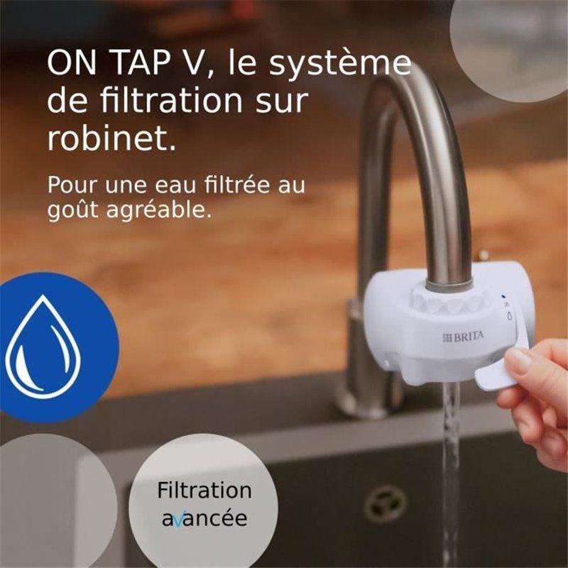 Image secondaire de Brita ON TAP V CU CE Filtre à eau pour robinet Blanc