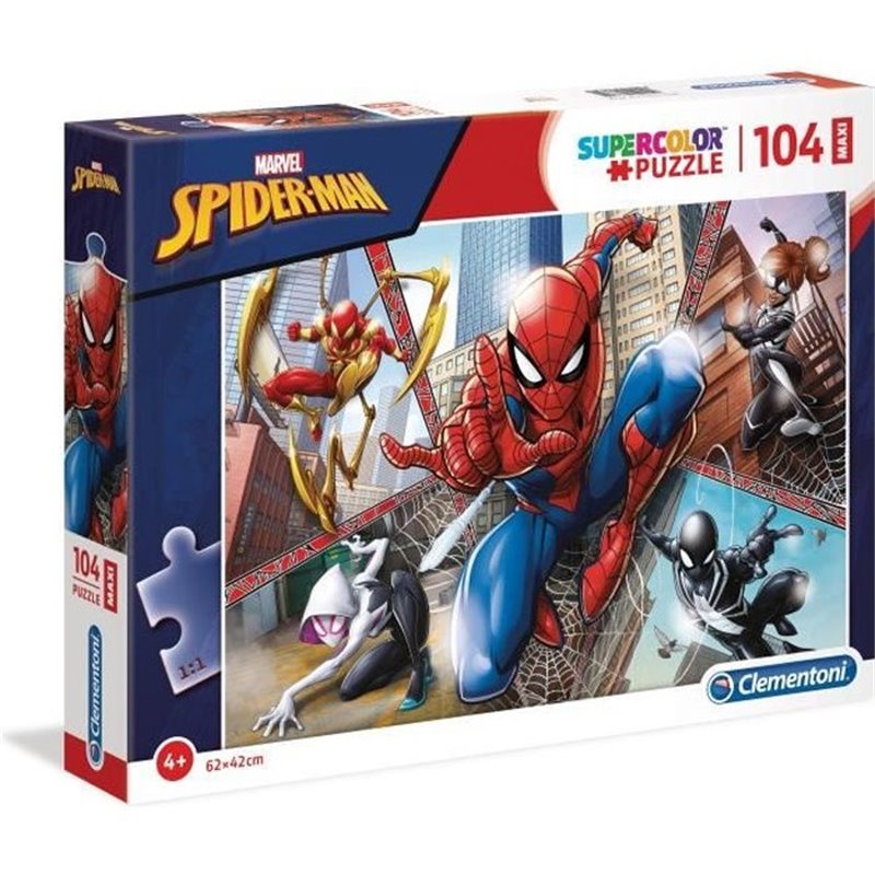 Clementoni Supercolor 104 Pièces Maxi - Spider-Man