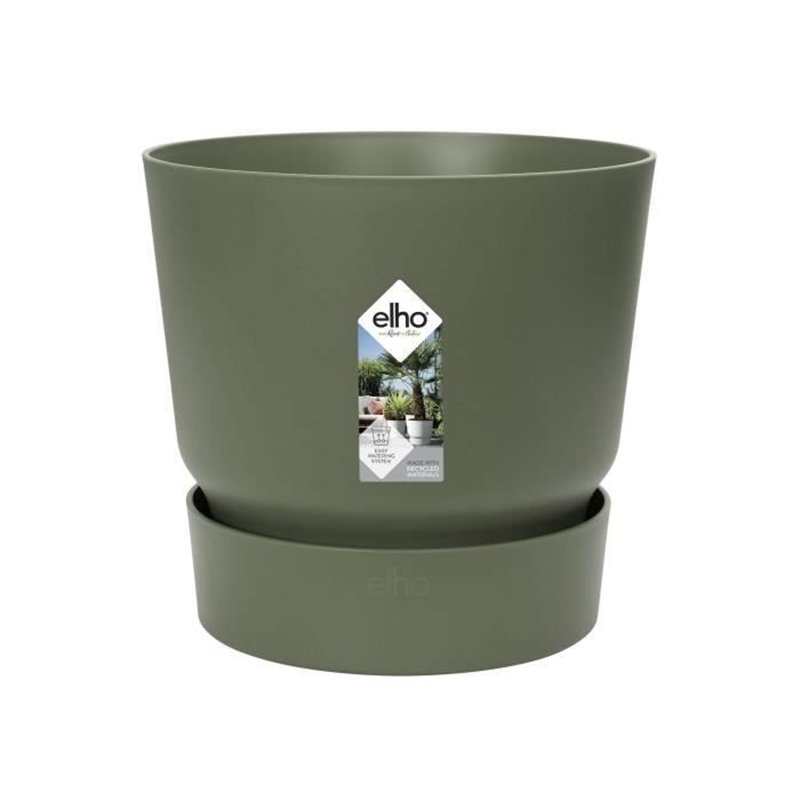 Image secondaire de Pot Elho Greenville Rond Vert Plastique (Ø 29,5 x 27,8 cm)