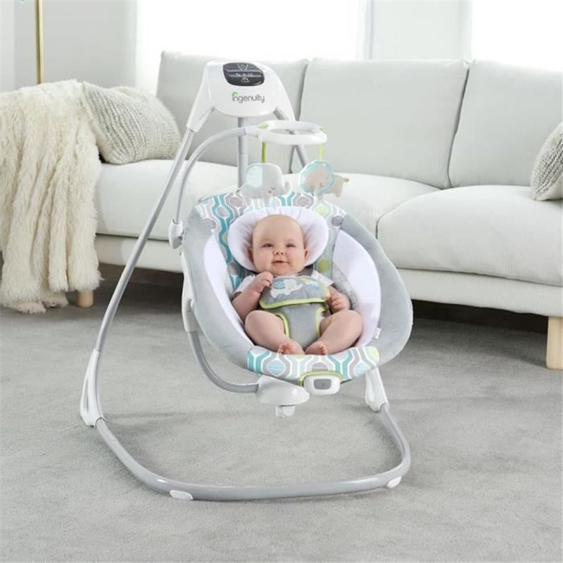 Image secondaire de Hamac pour Bébé Ingenuity SimpleComfort Swing Gris