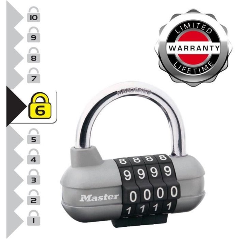 Image secondaire de Serrure à combinaison Master Lock 64 mm casier