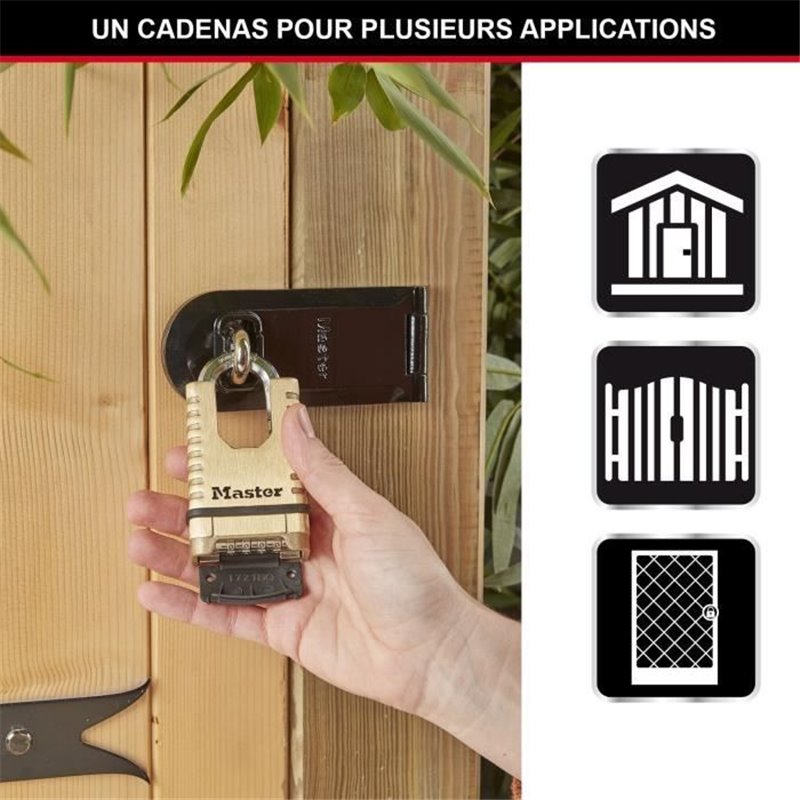 Image secondaire de Serrure à combinaison Master Lock M1177EURD Laiton