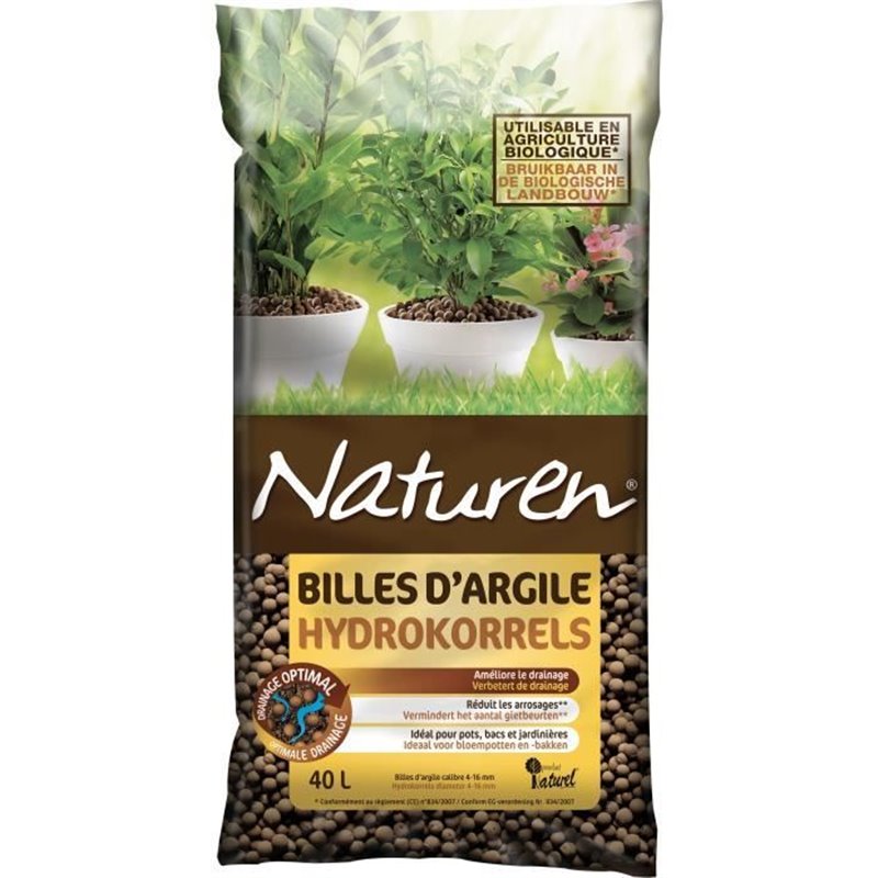 Naturen Billes d'Argile - 40L