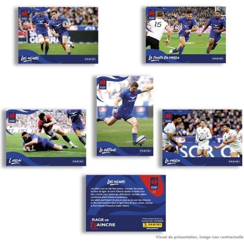 Image secondaire de Pack d'images Panini France Rugby 12 Enveloppes