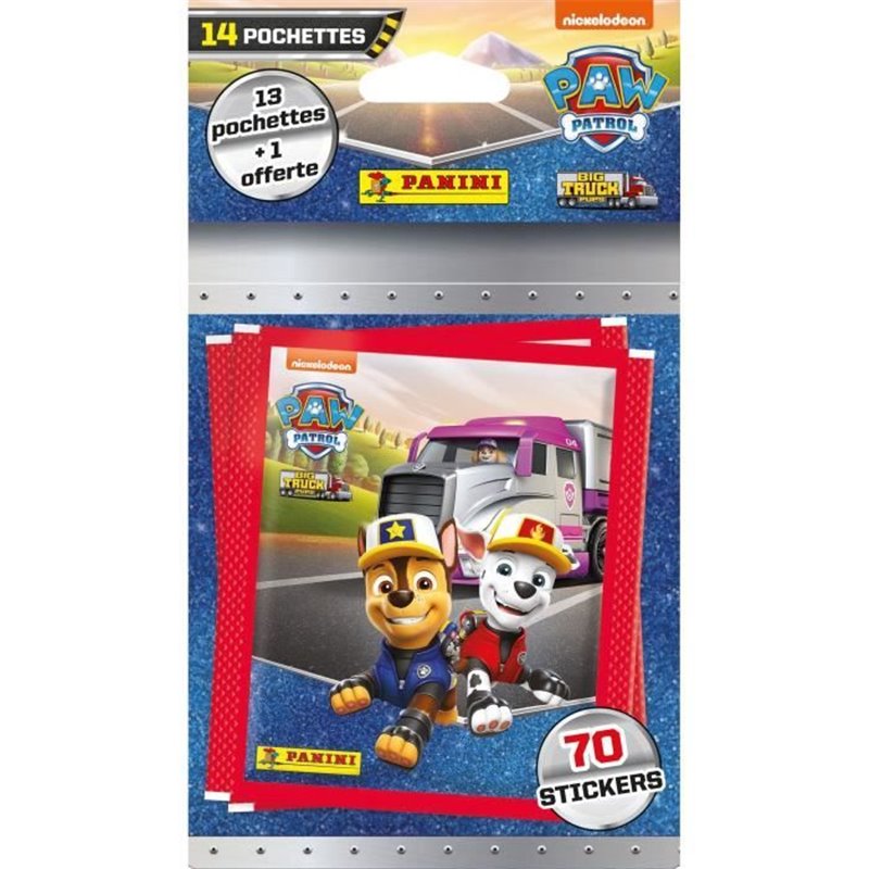 Pack d'images Panini Paw Patrol 14 Enveloppes