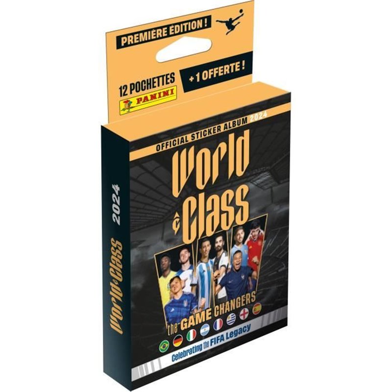 Lot d'autocollants Panini Fifa World Class 2024 13 Pièces