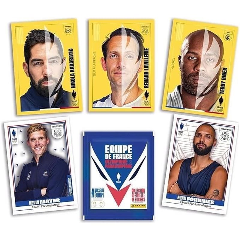 Image secondaire de Box de 50 pochettes - PANINI - JO 2024 Equipe de France