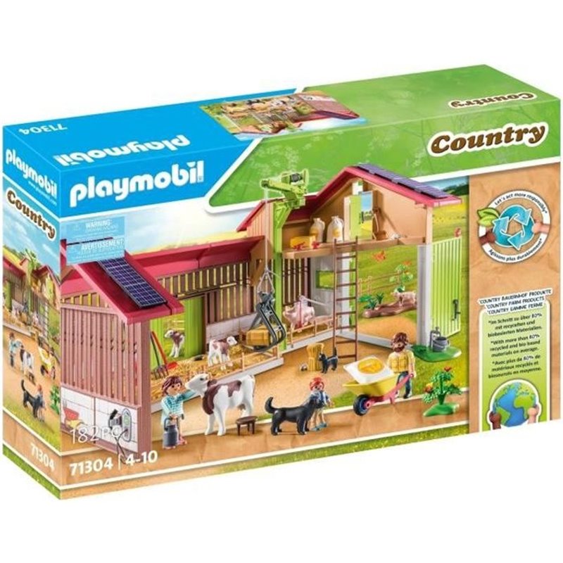 Ensemble de jouets Playmobil Country Plastique