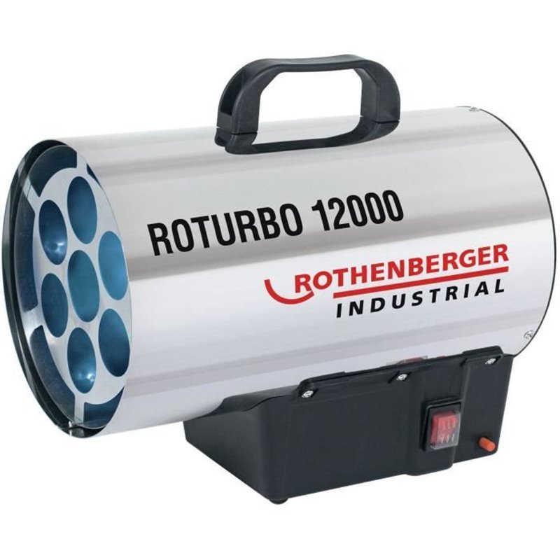 Générateur d'air chaud - Rothenberger - Roturbo 12000 - 12 kW - Bas - Gris