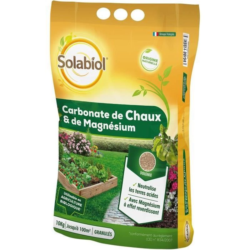 Image secondaire de Engrais pour les plantes Solabiol Sochaux10 Magnésium Carbonate de calcium 10 kg