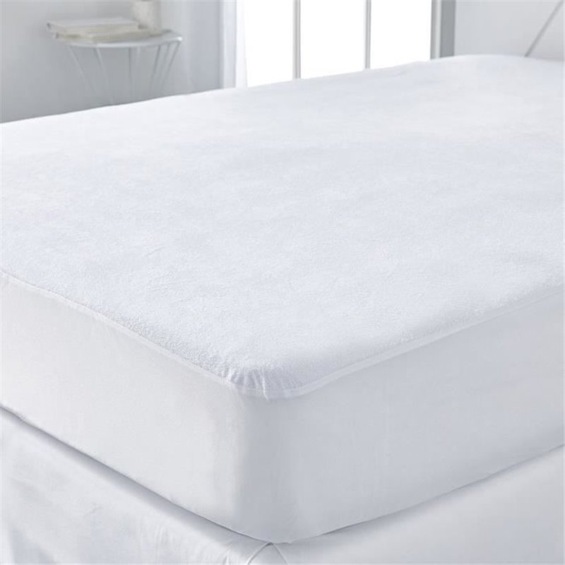 Protege matelas imperméable - TODAY - Essential - Pour lit 2 personnes - 160 x 200 cm a bouillir