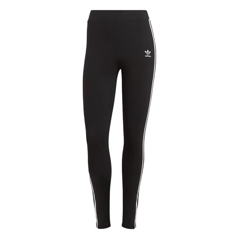 Leggings de Sport pour Femmes Adidas Originals 3 Stripes Noir