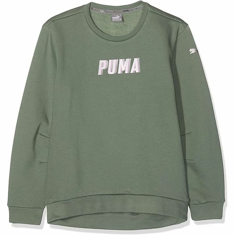 Sweat-Shirt Enfant Puma Style Blanc Olive