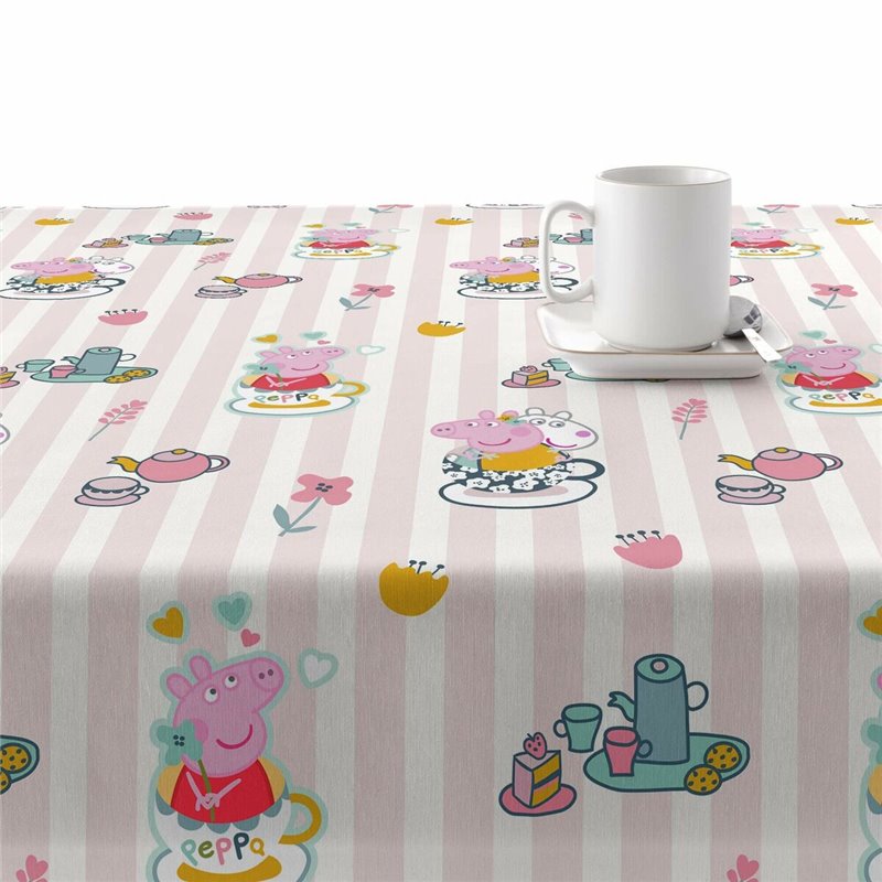 Image secondaire de Nappe enduite antitache Peppa Pig Flowers 1 Multicouleur 250 x 150 cm