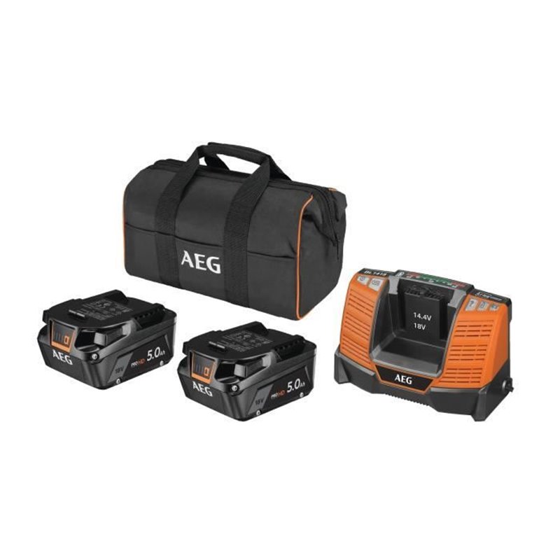 Image secondaire de Ensemble chargeur et batterie rechargeable AEG Powertools Pro Lithium SetL1850SHD 18 V 5 Ah