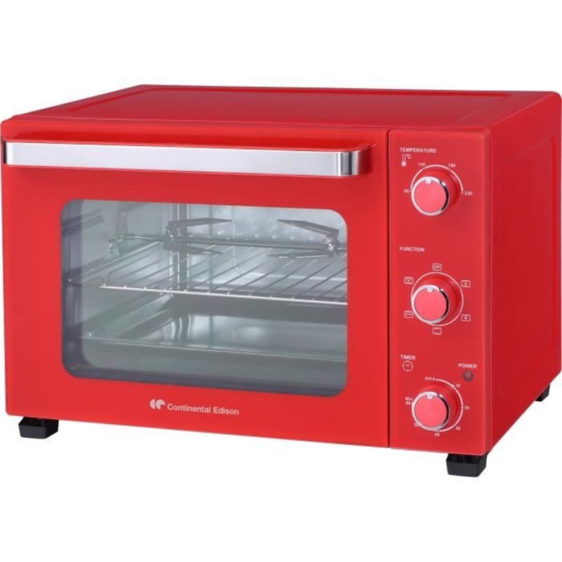 Image secondaire de Mini Four Électrique Continental Edison CEMF35R Rouge 35 L