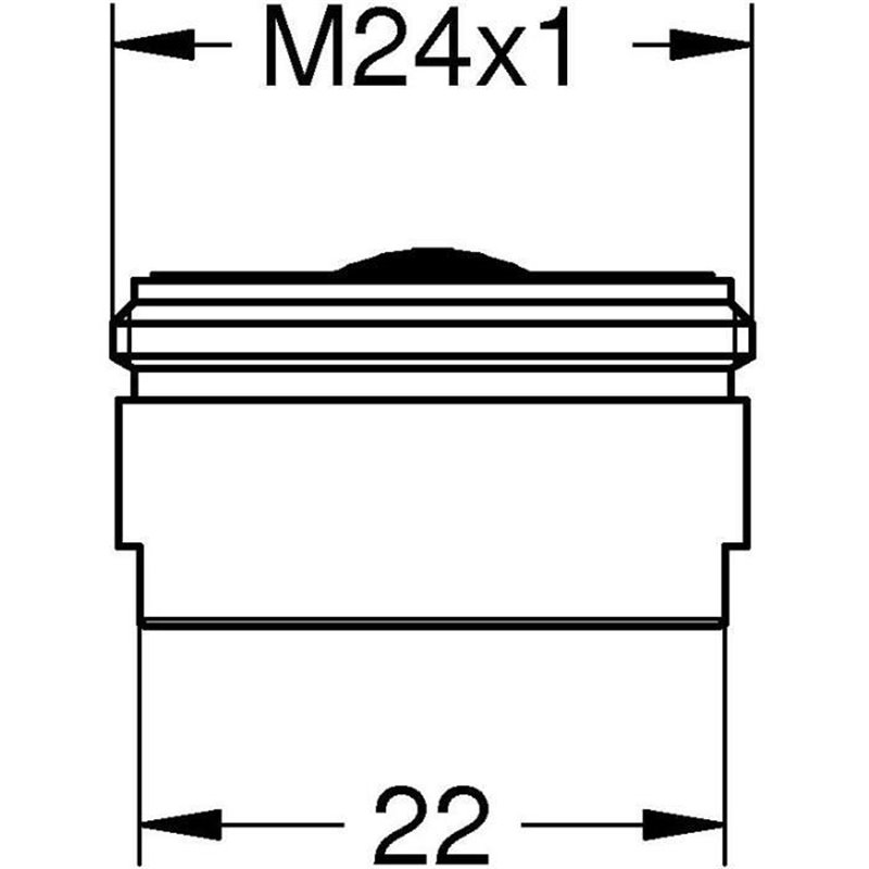 Image secondaire de Mousseur - GROHE - Chromé 13952000 - Aérateur classe C - 30 l/min a 3 bars - Filetage externe