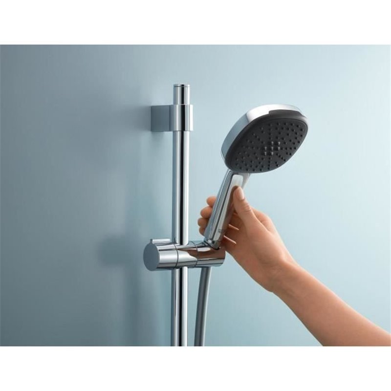 Image secondaire de Ensemble de douche avec pommeau 2 jets, barre et flexible - GROHE Vitalio Comfort 110 26928001 - Sélection facile - Econ