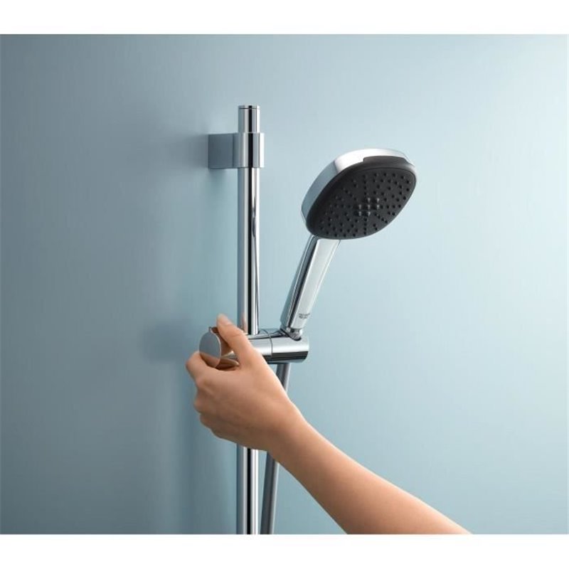 Image secondaire de Ensemble de douche avec pommeau 3 jets, barre et flexible - GROHE Vitalio Comfort 110 26096001 - Sélection facile - Econ