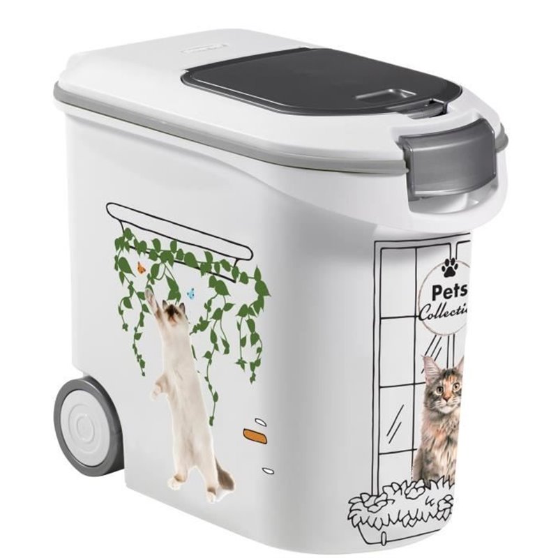 Image secondaire de Conteneur a croquettes CURVER - 35L/12 kg - PETS COLLECTION - Pour chat