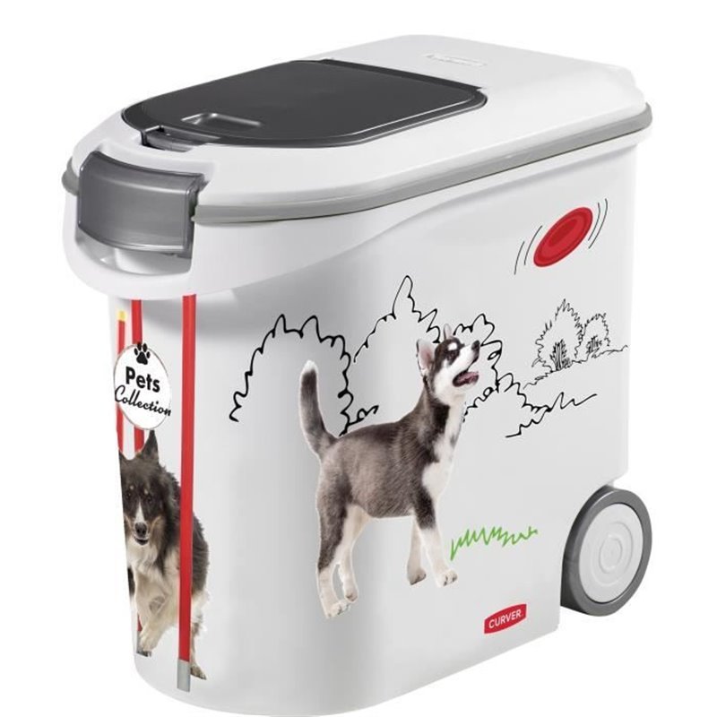 Image secondaire de Conteneur a croquettes CURVER - 35L/12 kg - PETS COLLECTION - Pour chien