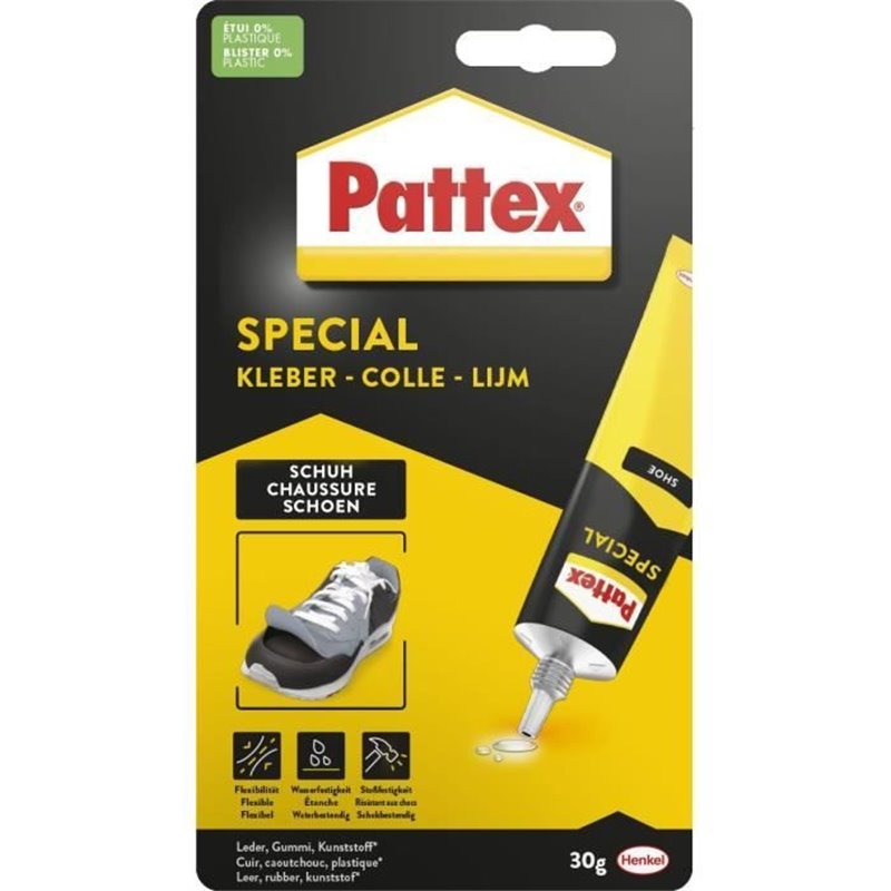 Colle Pattex 30 g Chaussures