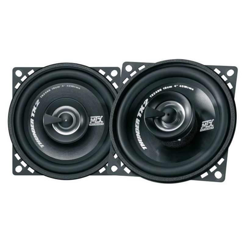 Haut-Parleurs coaxiaux - MTX AUDIO - TX240C - 10cm 4O 45W RMS 310W Peak avec aluminium bobine Ø25mm et tweeter mylar Ø13