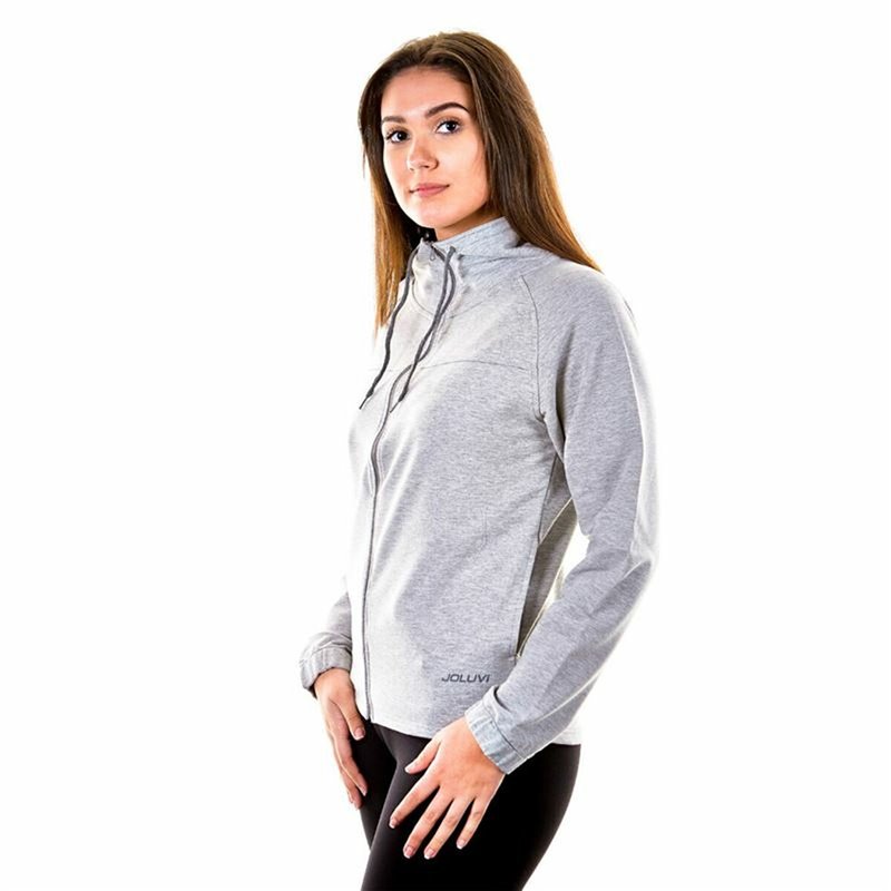 Image secondaire de Sweat à capuche et fermeture éclair unisex Joluvi Campus Blanc