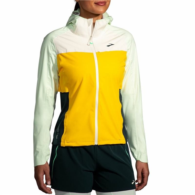 Image secondaire de Veste de Sport pour Femme Brooks High Point Waterproof Blanc