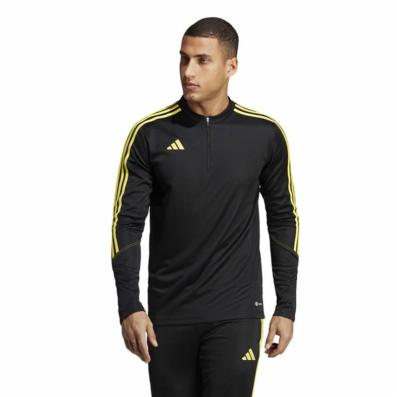 Image secondaire de Sweat-Shirt d'Entraînement pour Adultes Adidas Tiro23 Club Blanc Noir