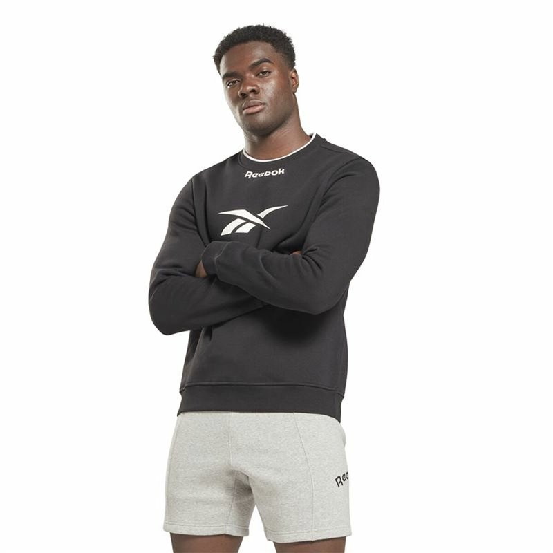 Image secondaire de Sweat à capuche homme Reebok RI Arch Logo Vector Blanc Noir