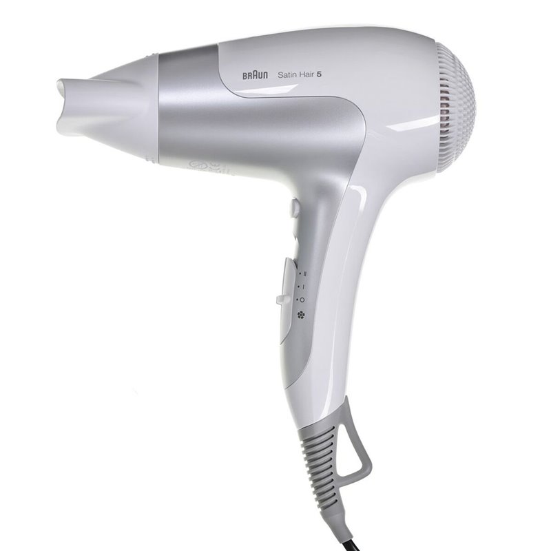 Image secondaire de Braun HD580 sèche-cheveux 2500 W Argent, Blanc