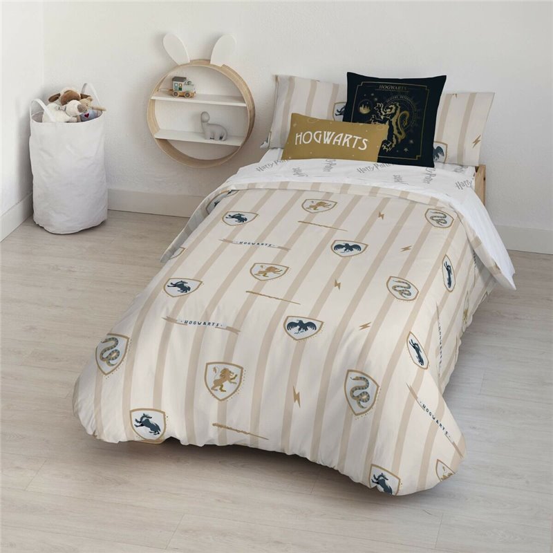 Housse de Couette Harry Potter Hogwarts Classic Multicouleur 175 Fils 180 x 220 cm Lit 1 personne