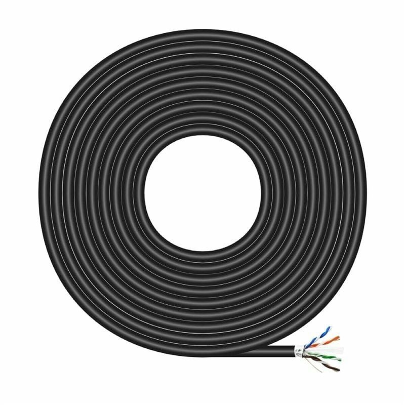 Image secondaire de Aisens A135-0673 câble de réseau Noir 100 m Cat6 F/UTP (FTP)