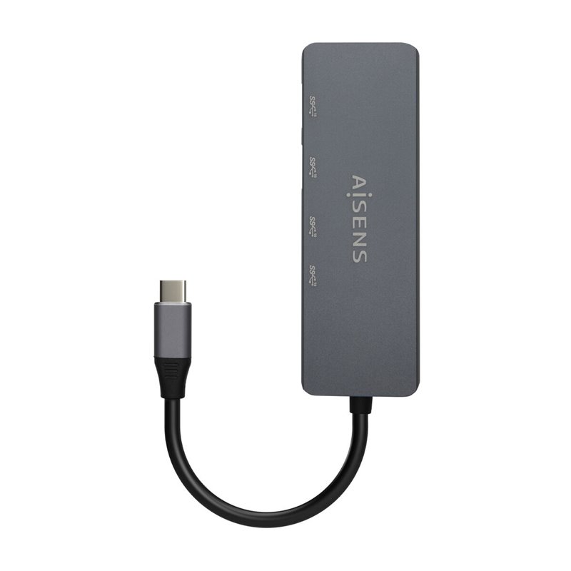 Image secondaire de Aisens A109-0744 hub & concentrateur USB 3.2 Gen 1 (3.1 Gen 1) Type-C 5000 Mbit/s Gris