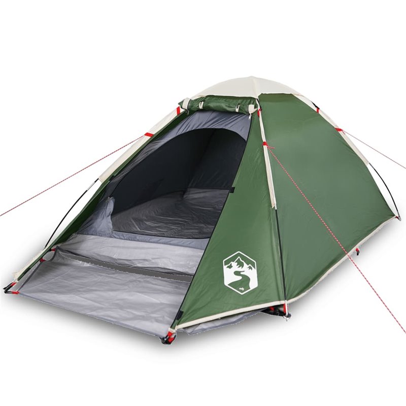 Image secondaire de VidaXL Tente de camping à dôme 4 personnes vert imperméable