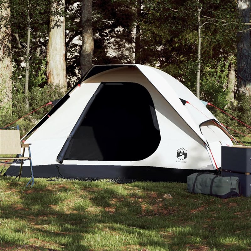 VidaXL Tente de camping à dôme 2 personnes tissu occultant imperméable