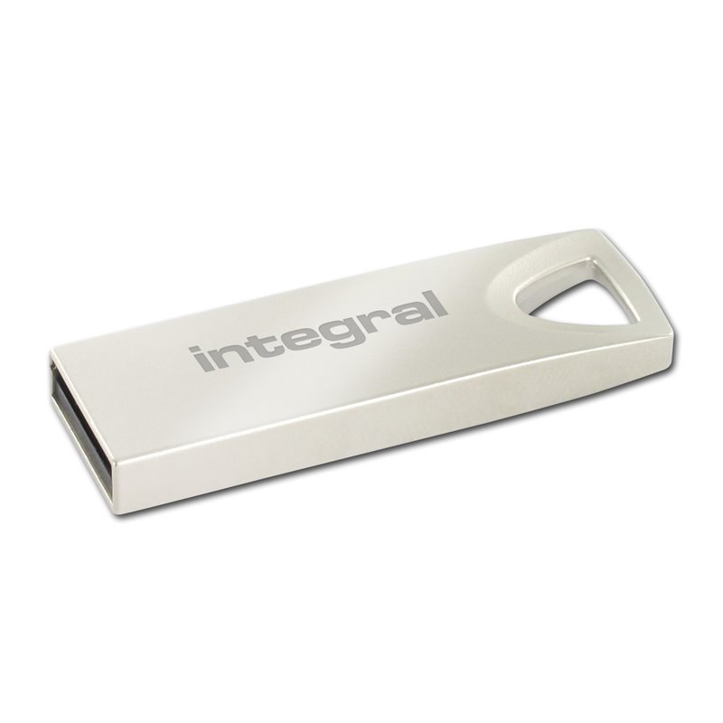 Integral 16GB USB2.0 DRIVE ARC METAL lecteur USB flash 16 Go USB Type-A 2.0 Argent