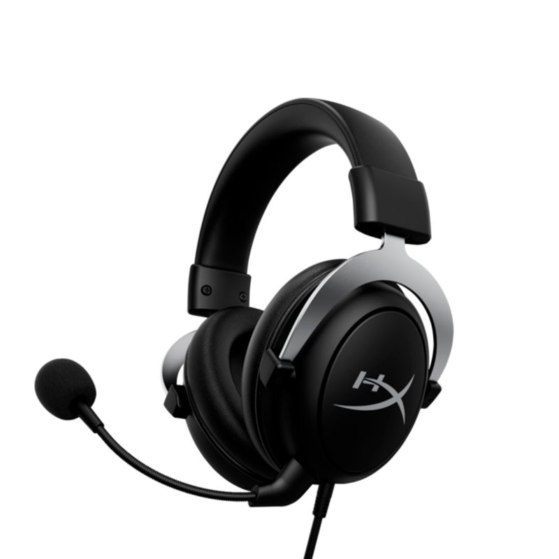 Hyperx Casque CloudX pour jeux (argent argenté noir) - Xbox