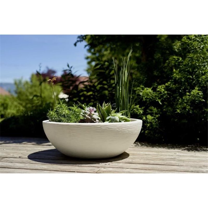 Image secondaire de Pot EDA Ø 59 cm Blanc Plastique Rond