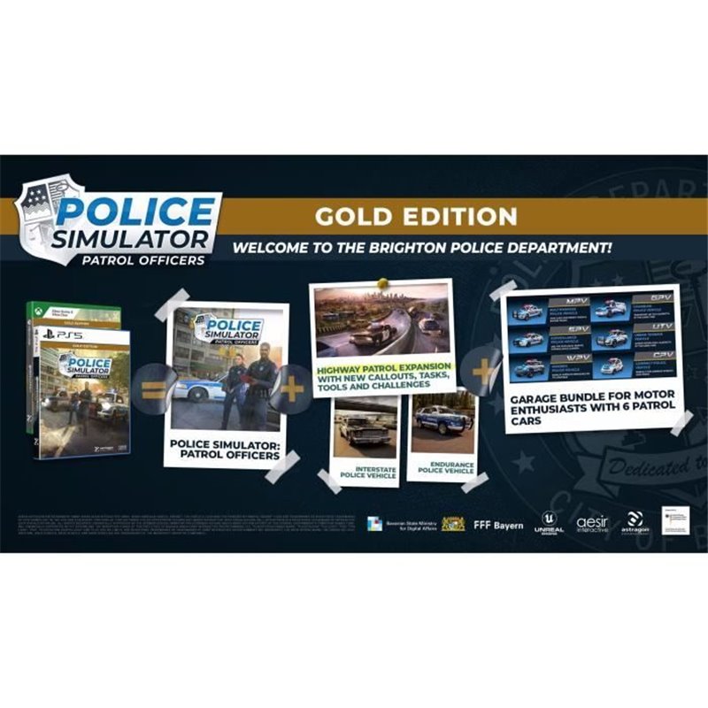 Image secondaire de Jeu vidéo PlayStation 5 Microids Police Simulator: Patrol Officers - Gold Edition