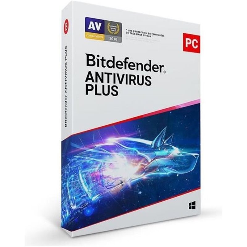 Bitdefender Antivirus Plus 2022 - 3 PC 2 ans