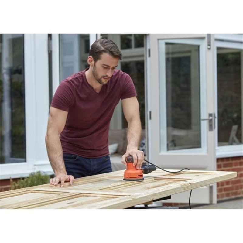 Image secondaire de Ponceuse orbitale Black & Decker BEW210-QS 230 W 230W