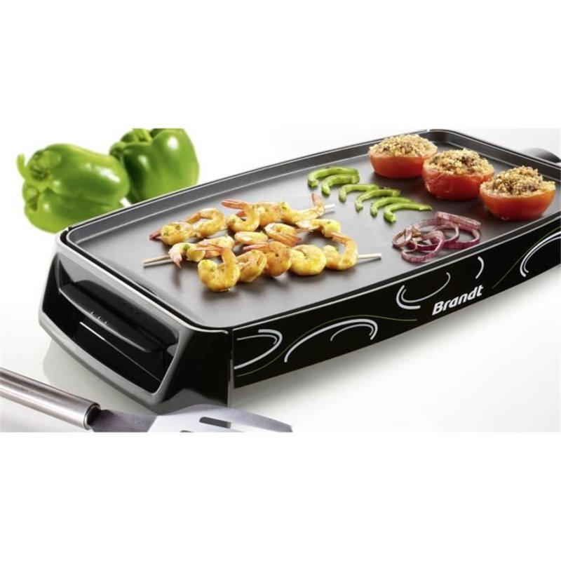 Image secondaire de Plaque chauffantes grill Brandt PLA1322N Noir (46 x 25,5 cm)