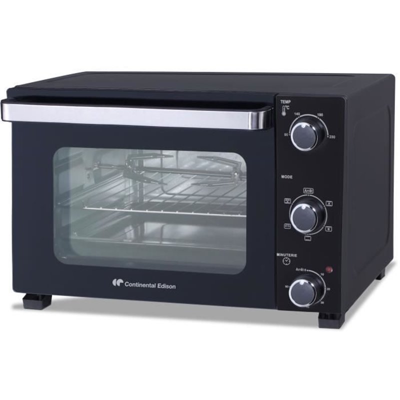 Image secondaire de Continental Edison CEMF46B3 - Minifour électrique 46L noir - 1800W - Rotissoire, Convection naturelle