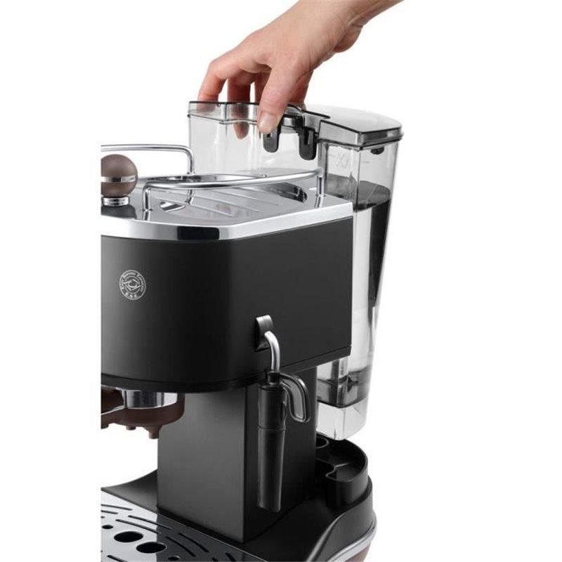 Image secondaire de DeLonghi - Machine a expresso 15 bars noir - icona vintage - ecov311bk