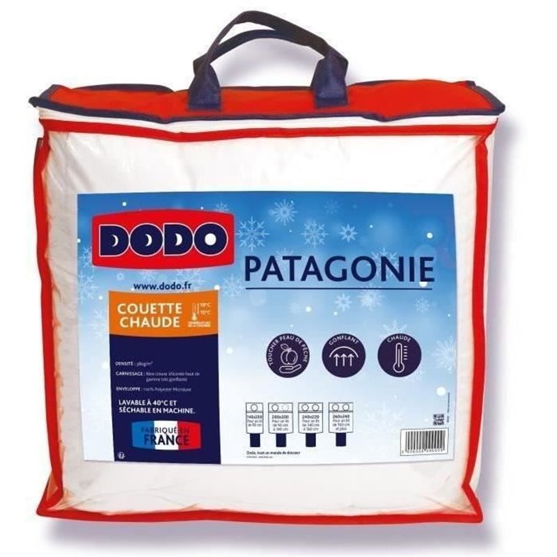 Remplissage de couette Dodo Patagonia Blanc 240 x 260 cm 380 g/m²